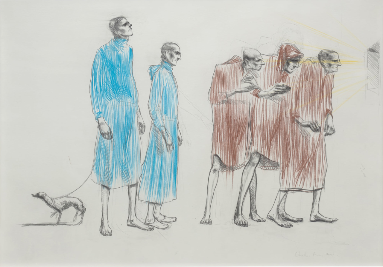 Charles Avery (British, 1973), What Them Dogs Don't Know They Know, 2000. Graphite, coloured pencil and pen on paper,  x 