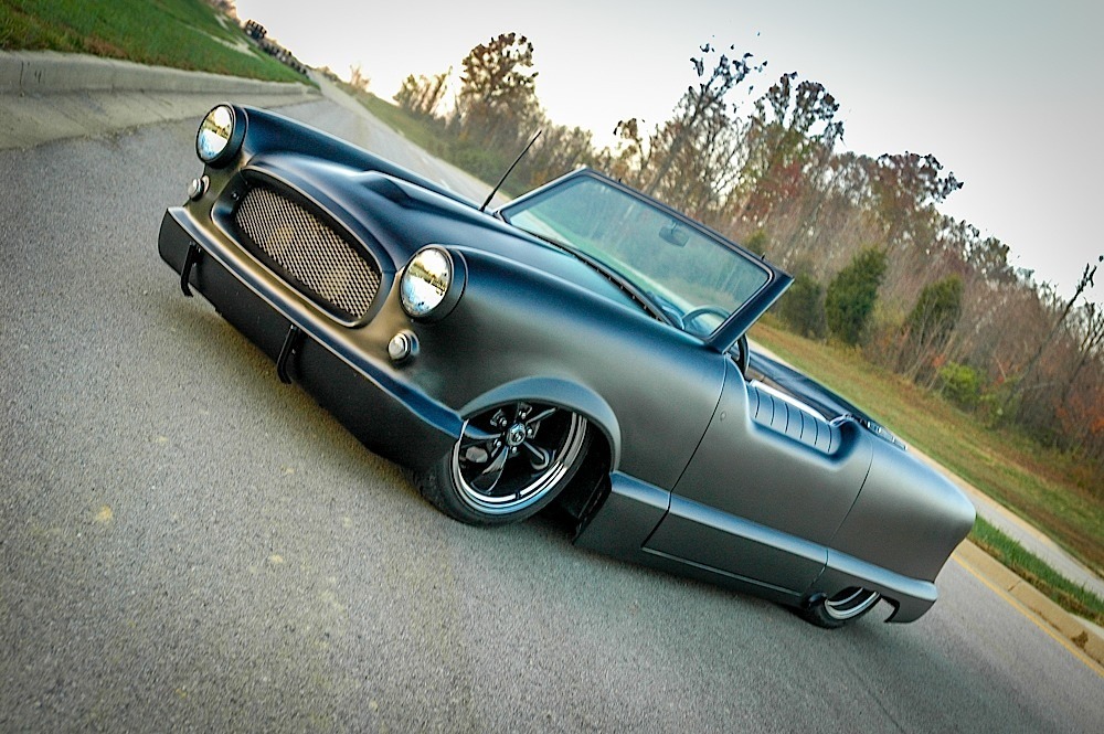 blinddragonmetalart:   Maverick Metro, Mark Hayden’s ’54 Nash 