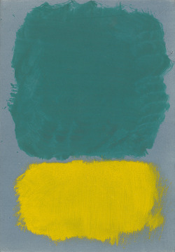 dailyrothko:Mark Rothko, Untitled, 1968, acrylic on paper mounted on hardboard panel