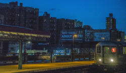 nyc-subway:  Downtown 1 train entering 215th St. station