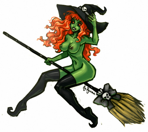 XXX green skin witches  photo