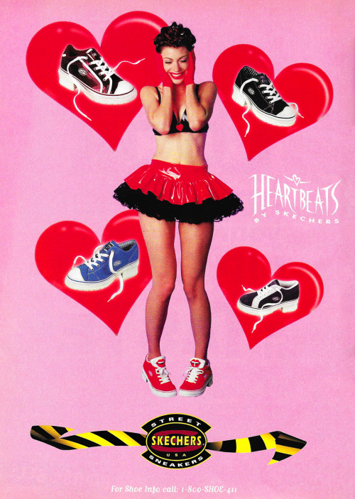 May 1996. ‘Heartbeats by Skechers’