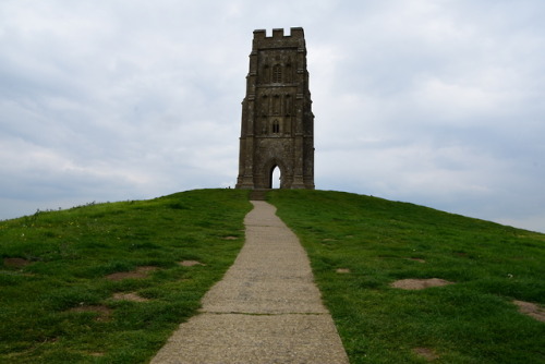 fallbabylon:Glastonbury Tor and King Arthur’s Tomb- Glastonbury, England. 