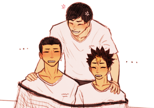Rip Tanaka And Noya-Another HQ Stageplay Redraw :D I Rarely Draw Karasuno So This Was Fun Hahahdh