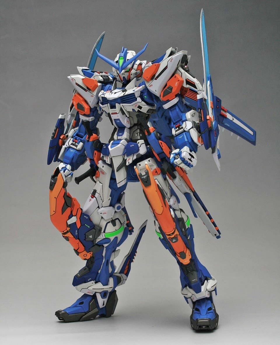 toysmaniac:  MG 1/100 Gundam Astray Blue Frame 3rd - Customized Build  Modeled by gunzakfamill