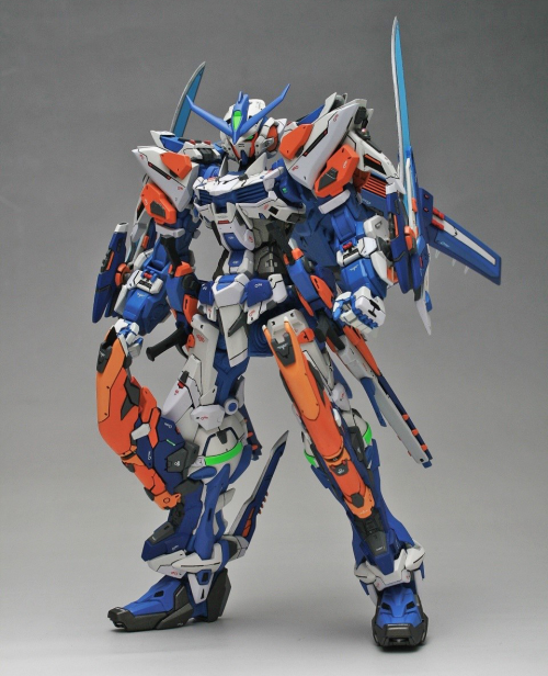 toysmaniac:  MG 1/100 Gundam Astray Blue Frame 3rd - Customized Build  Modeled by gunzakfamill  Source: gundamguy.blogspot.my