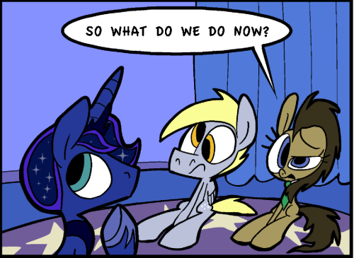 timeoutwithdoctorwhooves:  The 63 Switcharoo Part 20  X3! WOO~!