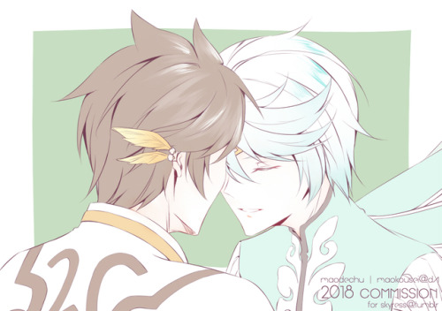 Sorey/Mikleo commission for @skyress ! Commission | Instagram | Deviantart