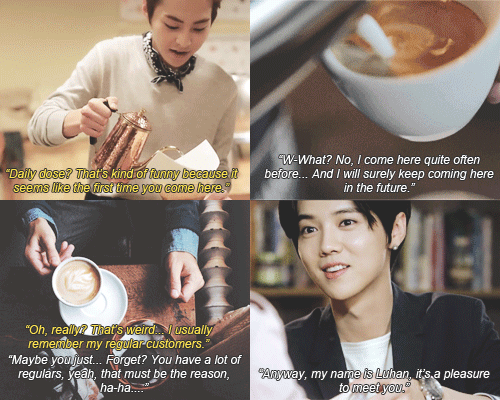 XIUHAN; Coffee Shop AU (FANMIX)