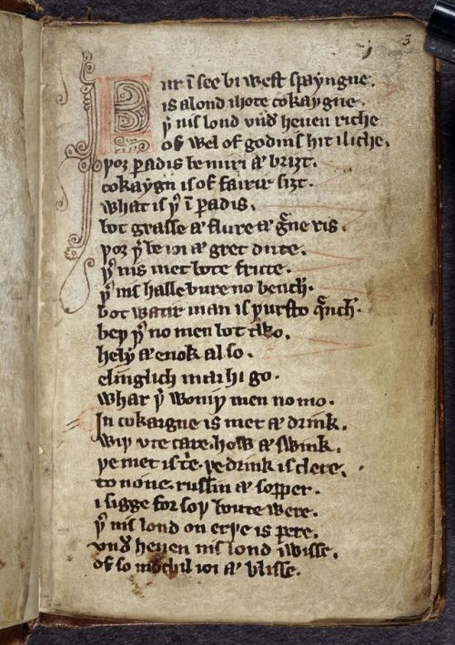 A Middle English poem written in southeast Ireland (probably Waterford) about 1330. A unique copy of
