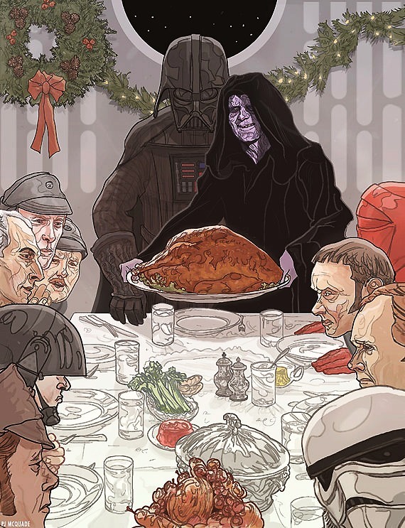 starwarsvillains:  “Season’s Greetings from the EMPIRE&ldquo; by landomcquade