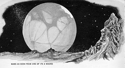 boldlywego:  Martian illustration from “A Child’s Book of Stars,” 1953 (via) 