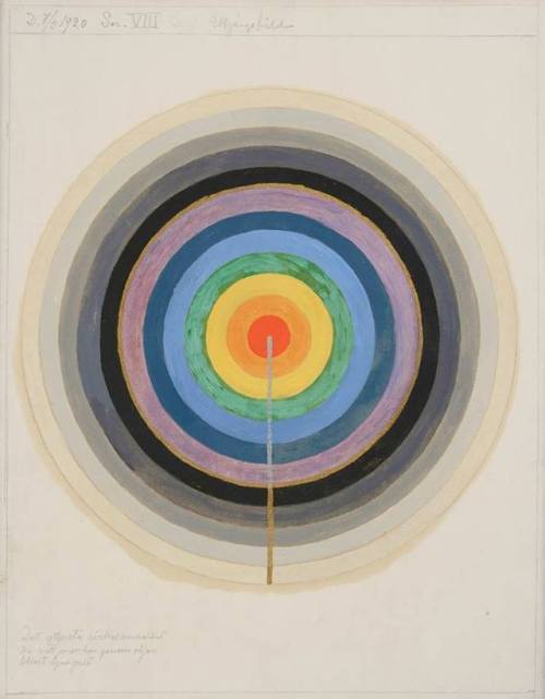 nobrashfestivity: Hilma af Klint, Series VIII. Picture of the Starting Point, 1920  more