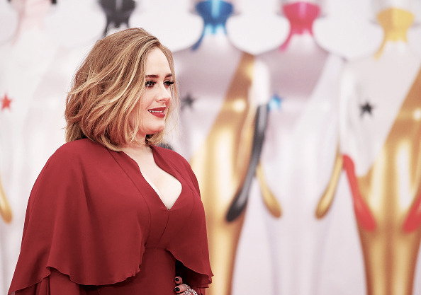 adele-theoneandonly:  Adele on the Red Carpet of the Brit Awards in London 