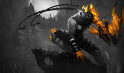 Monochromatic Splash Art: Blight Crystal