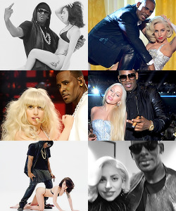 Gagabitchasstrick:  Inlovewithgaga: Lady Gaga And R. Kelly.   X