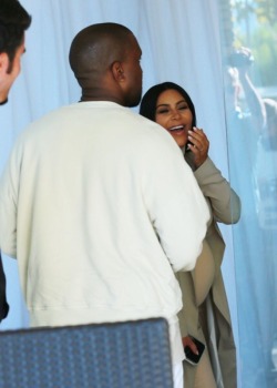 alldasheverything:  Kanye with Kim at her