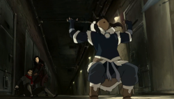 theigdemon:julstehcheekan:  mybibabies:  the mighty korra defending her love interests  And here we see the mysterious bisexual defending her mate from any harm.  This commentary is gold.