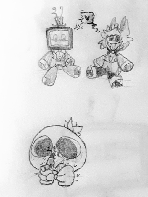 Some Really Shitty Doodles Of Radiostatic.