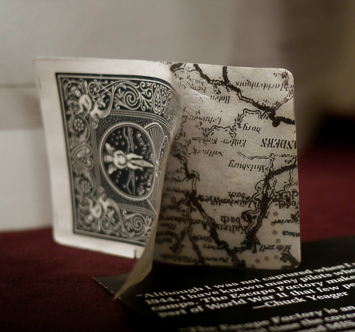 sixpenceee:  A map hidden inside of a deck of cards. During World War II, the United