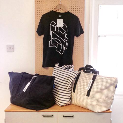 New @baggu bags looking nice in the showroom. #Baggu #bags #recycled #design #tshirt #tee #supermund