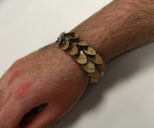 Here's A Combination Of Wood And Clear Plastic Scales. This Particular One I Think Didn't Work Out Super