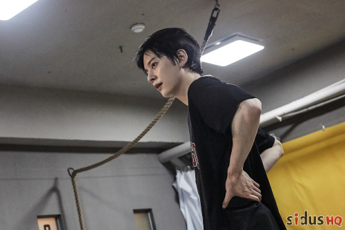 210304 DONGHYUN training for his leading role of the movie 인싸 (INSSA) ~ part 1Cr: sidusHQ @-}– *-*