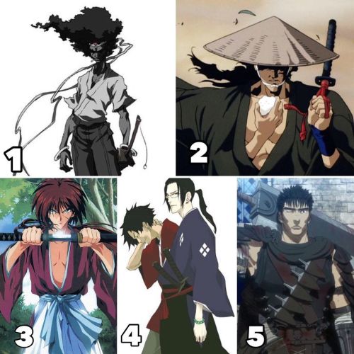 You can only choose one for protection during the zombie apocalypse ‍♀️who you got??#afrosamurai#nin