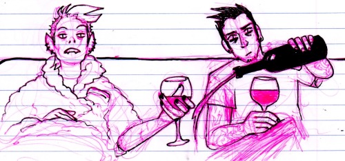 behold. the first image i ever drew of jim and jax together. @nostorytime