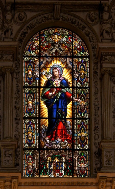 therurrjurr:Immaculate Heart of Virgin Mary, choir of Cathedral of Cordoba, Spain