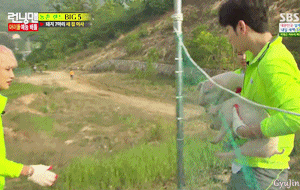 gyujin:  Jinyoung vs. piggies 
