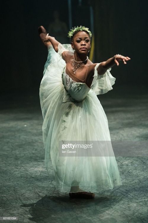 Michaela Deprince Photographed Performing As Myrthe During Giselle By Ian Gavan (source: 1 2)