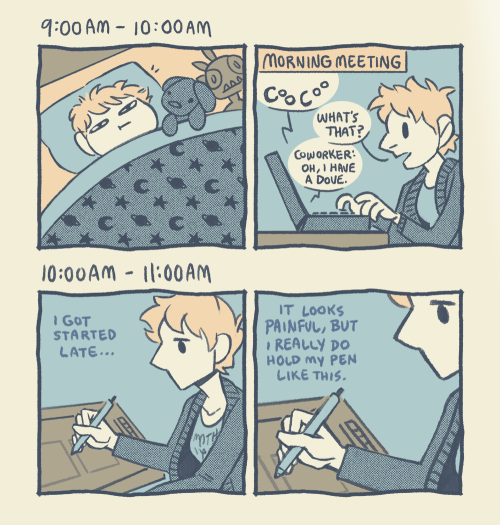 sabrebash: My panels from #hourlycomicday2021, continued in thread below. Hard, but i’m pretty proud