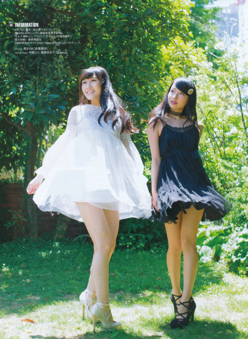 mayuyusuki:  矢倉楓子 X 村瀬紗英 ENTAME 2014.07