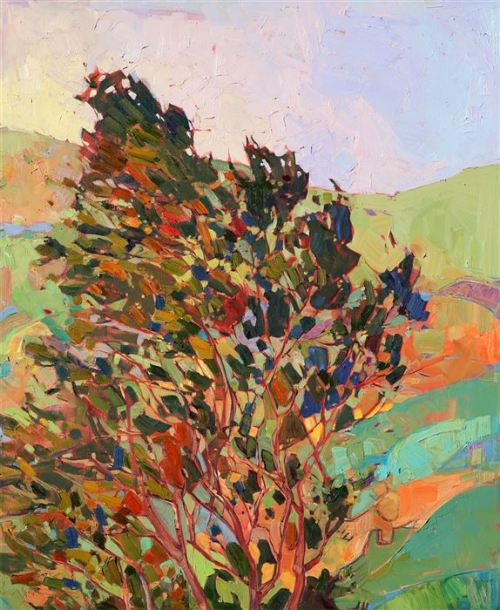 cerceos:  Erin Hanson - Hills in Quadtych, 2014