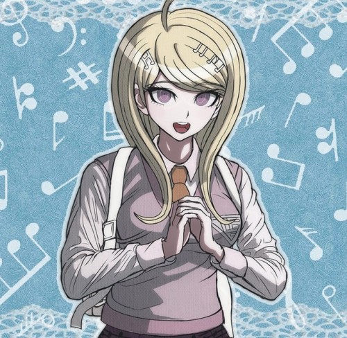 kamumaedaihara-kin-help: ~Kaede Akamatsu Stimboard with musical themes & shiny stims in white an