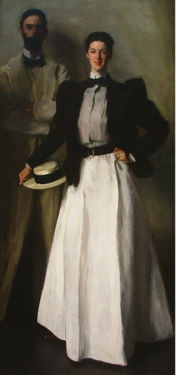 Portrait of Mr. and Mrs. Isaac Newton Phelps-Stokes painted in 1897 by John Singer Sargent