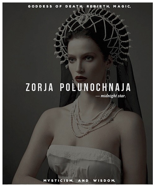 marlingra:vaesna:Slavic mythological figures [3/?] ↳ Zorja /Zora, Zarja, Zvezda, Zwezda, Danica. In 