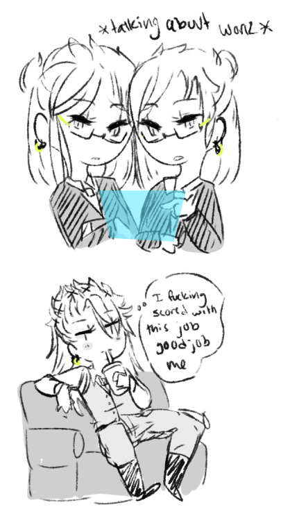 sailorpalinstrashcan:  okay but what if there were two fem!virusesi am trip in this situation