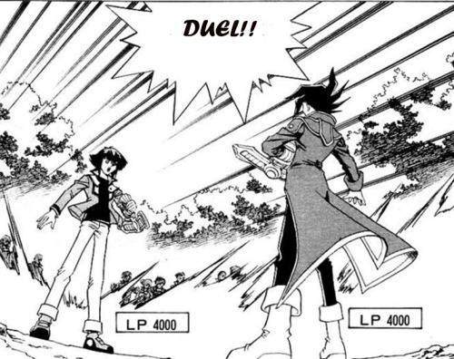 Judai vs Manjoume.