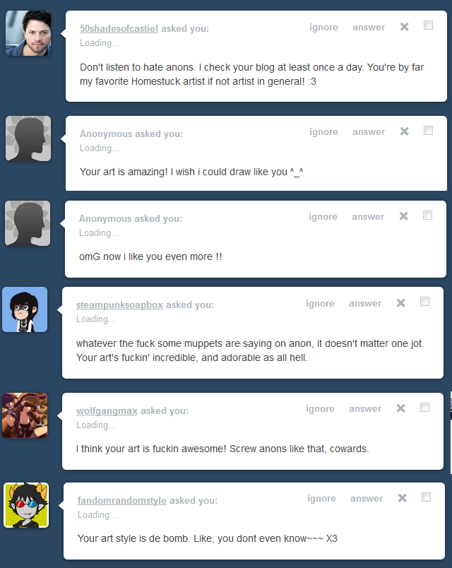 thank you guys!! 8&rsquo;)
