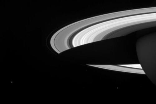 Mimas (moon of Saturn) taken by the Cassini spacecraft.Credit: NASA/JPL