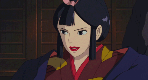 Lady Eboshi’s optional GIFs for Ghibli Card.