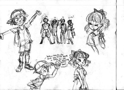 thespywholovedyou: Assortement of MOTHER3/Earthbound drawings