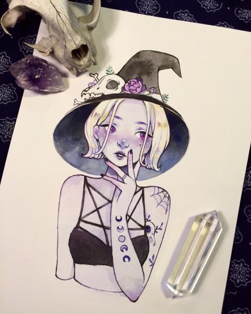 feefal:Necromancer witch☠️