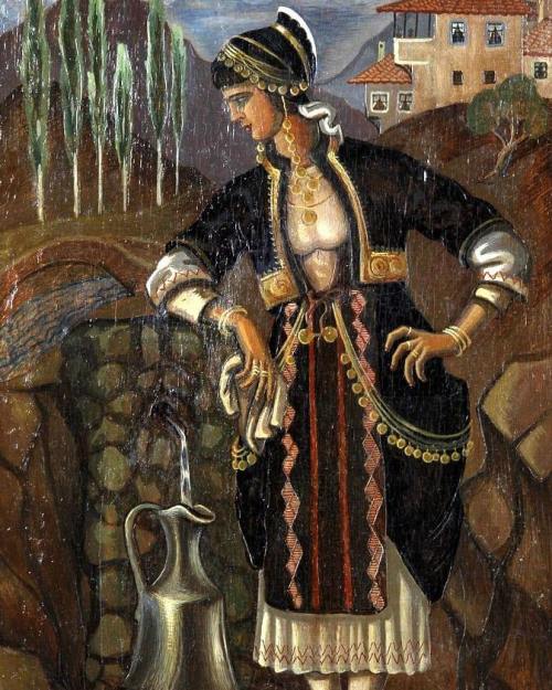 “Macedonian Greek folk dress” - Regkos Polykleitos, 1942