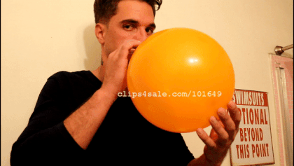  My studly French friend Samuel is blowing some balloons. Well&hellip;.he was