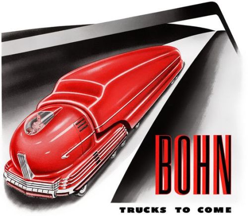 dieselpunkflimflam:art-decodence:Futurism, in the 1940’s, as seen by Bohn aluminum and brass with th