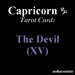 zodiacsociety:  Capricorn’s Tarot Card: The Devil