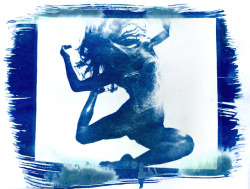 “Cyanotype of Dancer,” 2018Find this